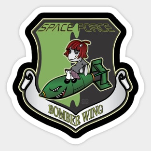 Space Force Bomber Wing Sticker